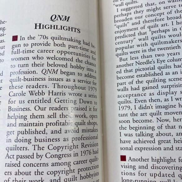 Quilters Newsletter Magazine April 2000 No. 321 Edition Patterns Tip Articles - Picture 5 of 11